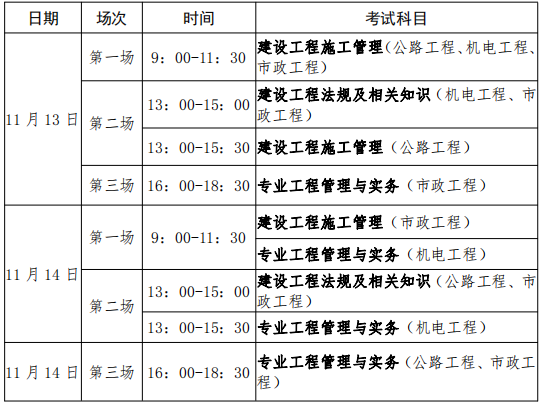 2021貴州二級建造師考試通知