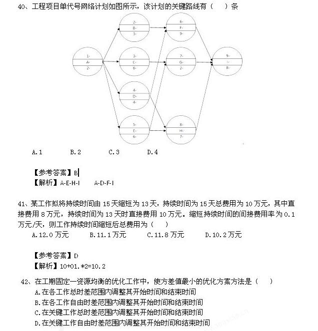 咨詢工程師考試真題